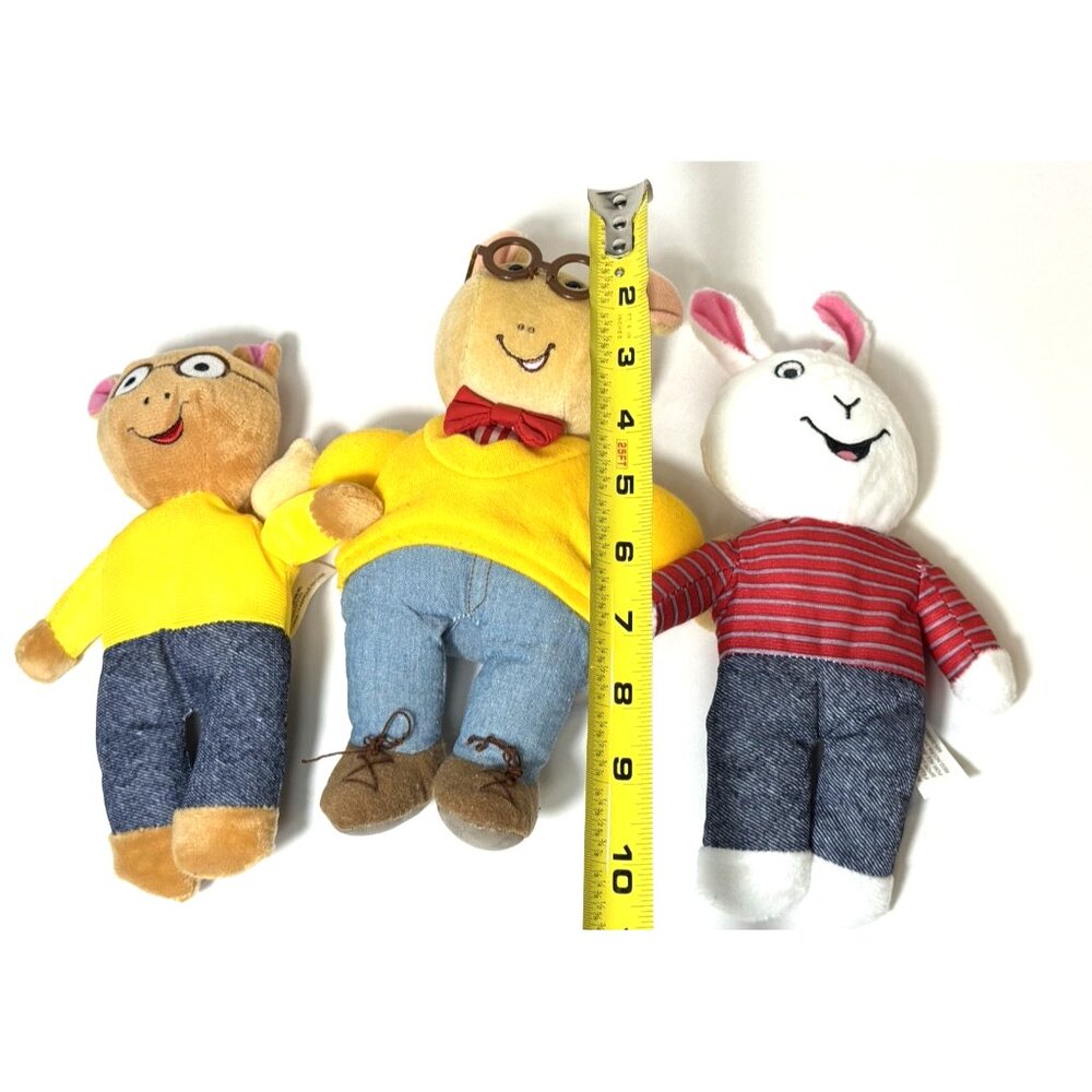 PBS Kids Arthur & Friends Plush Stuffed Animal Doll 2 Arthurs Buster Eden DW 9" - Picture 6 of 14